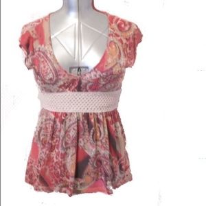 Rue 21 Paisley Blouse M